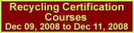 Recycling Certification Courses