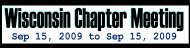 Wisconsin Chapter Meeting